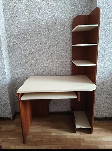 компьютерный стол: Düz masa, Polkalı, Siyirməsiz, Sadə laminat — 2