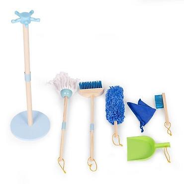 svecene haljine: Drveni set za čišćenje za decu – 7 delova – ECOTOYS Šifra proizvoda — 4