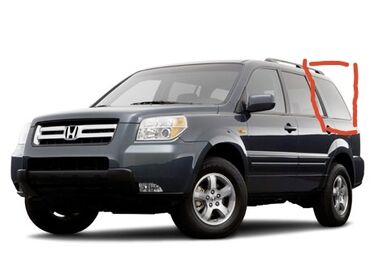 Стекла и комплектующие: Стекло Заднее Honda