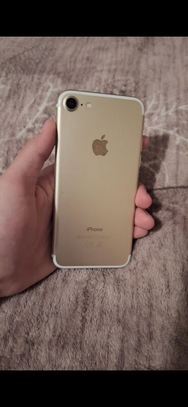 iphone 7 case: IPhone 7, 32 GB, Qızılı, Zəmanət, Barmaq izi, Sənədlərlə