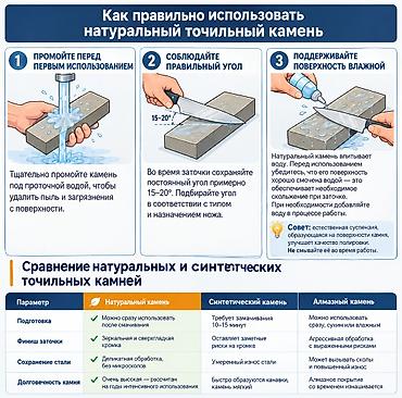 правка: Натуральный точильный камень ADAEE #12000 | Камень для заточки ножей — 6