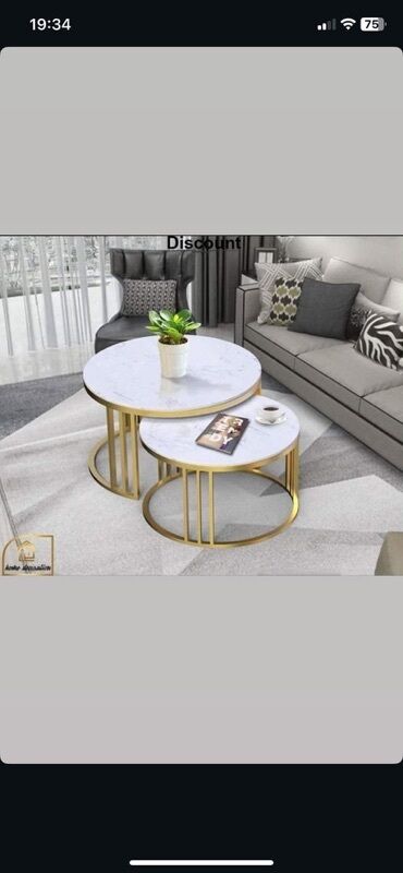 Sifarişlə jurnal masaları: Yumru masa, Açılmayan, Təkərsiz — 6