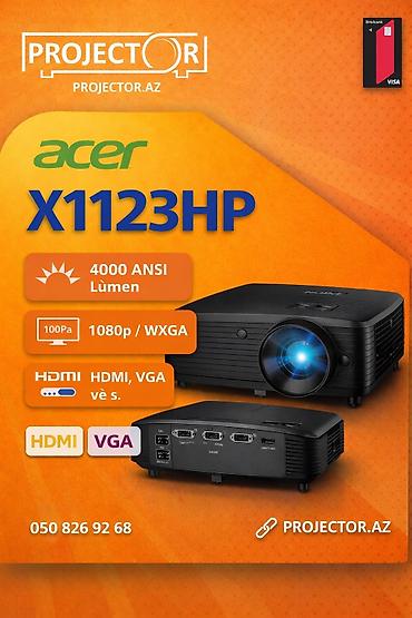 acer 5310: Acer X1123HP proyektoru - İşıq axını: 4000 ANSI Lümen – işıqlı — 1