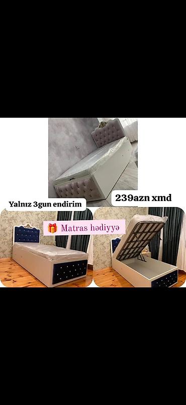 kombi kreditle: Qaldırıcı mexanizmalı tək nəfərlik çarpayı - Ölçü: tək nəfərlik — 1