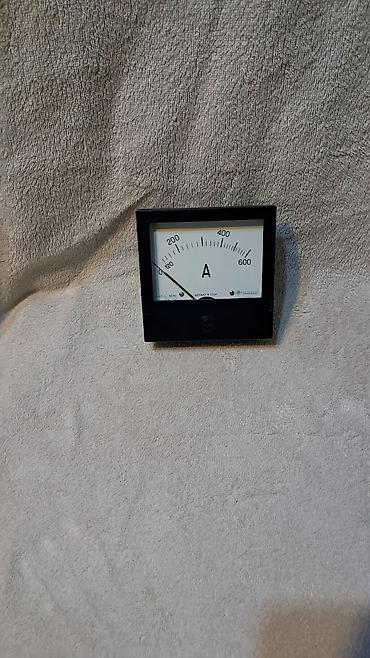 ampermetir: Analog ampermetr göstəricisi - Panel tipli, kvadrat korpuslu mexaniki — 1