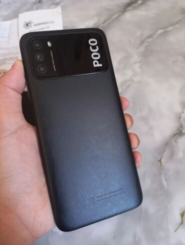 кемин телефон: Poco M3, Жаңы, 128 ГБ, түсү - Кара, 2 SIM