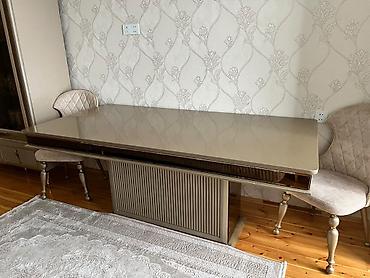 Digər mebel: N17Masa ve 6 eded stul 450azn. Masa acilmir. Tecili satilir. Unvan 8ci — 1