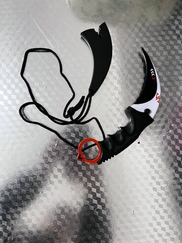 ножи ручной работы: Керамбит с ножнами и шнурком - Форма клинка: изогнутый «коготь»