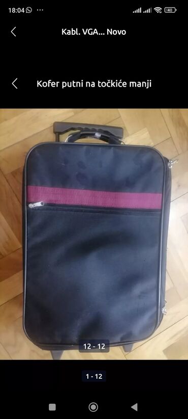 koferi povoljno: Medium suitcase, color - Blue