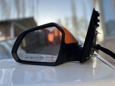 Боковое левое Зеркало Hyundai 2018 г., Б/у, цвет - Оранжевый, Оригинал