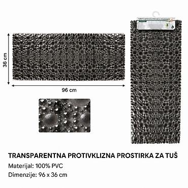KMT Prozirna crna podloga za kadu – tačkice 3280078 - Brend: Kmt