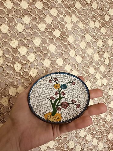 sakura: Kloazon emal texnikası ilə işlənmiş dekorativ mis podstavkalar 13 eded — 9