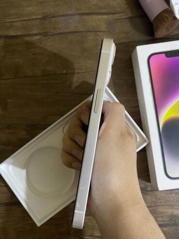 Apple iPhone: IPhone 14, 128 GB, Ağ, Face ID, Sənədlərlə — 4