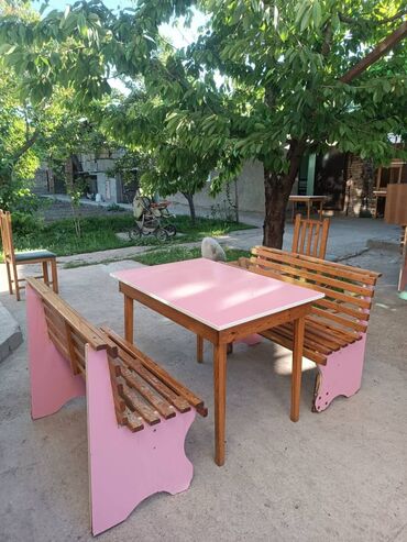 даяр бизнес: Стол скамейка комплект 
Размер 100×70см