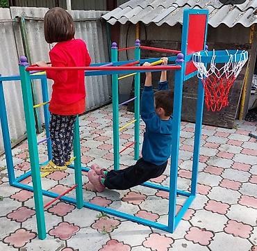 Детские площадки: Турник для детей четыре в одном. Также можно изготовить на заказ три в — 2