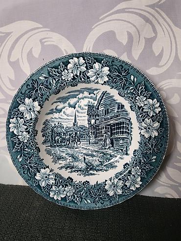stari kredenac prodaja: Engleski tanjiri Royal Tudor Ware iz 70ih godina. Duboki engleski — 10
