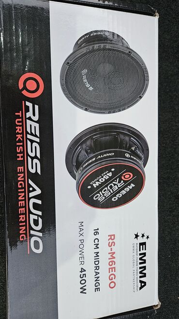 Mikrofonlar: 16sm REİSS AUDIO M6EGO 200-RMS 450watt. YENİDİR. Qiymətdə cuzi