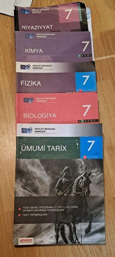 dim tarix test toplusu 2019: 7ci sinif üçün DİM testləri.Hər biri 3 manat