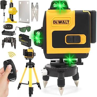 lazer uroven satilir: №: 10399 Məhsulun adı: Lazer nivelir Dewalt xətt-360 dərəcə-16 Brend — 1
