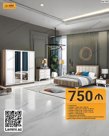 LA MINI – Yataq Dəsti (Kod: 1943) Komplekt: - Çarpayı: 1 ədəd, 160 × lalafo.az -da LA MINI – Yataq Dəsti (Kod: 1943) Komplekt: - Çarpayı: 1 ədəd, 160 ×