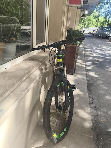 İdman velosipedləri: ASSPORT dağ velosipedi - Çərçivə: yüngül ərintidən, qara-yaşıl rəng — 3