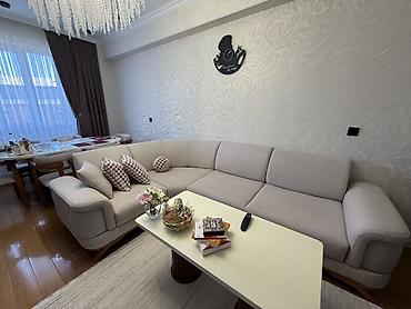 daraq desti: Mebel dəsti – qonaq otağı üçün Təsvir: - Yumşaq bej rəngli L formalı — 4