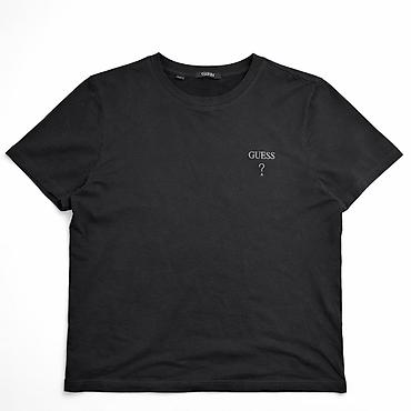 los: Мужская футболка, M, Guess, Б/у, цвет - Черный, Платная доставка — 4