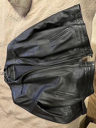 oğlan kurtkası: Kurtka, Dəri, Payız, 3XL — 7