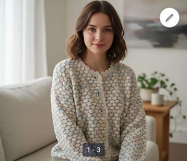 жакет: Теплый, пушистый, роскошный жакет, чистейшая нежная ангора, на — 4