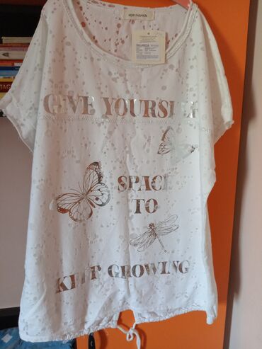 crne sa: L (EU 40), XL (EU 42), Cotton, Print, color - White