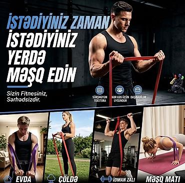 bot kar: Məhsul: Dairəvi güc rezinləri (power bands) Təsvir: - Çoxməqsədli — 2