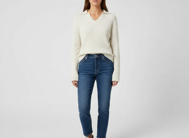 sweter z pomponami zara: Zara, Sweter damski, rozmiar L
