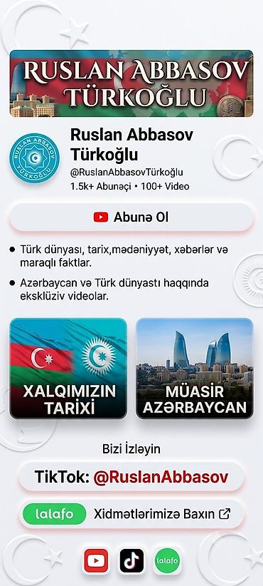 Video çəkiliş: Ruslan Abbasov Türkoğlu – maarifləndirici media kontenti Məzmunun — 1