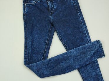 jeansowe spódniczka outfit: Jeansy, H&M, S, stan - Dobry