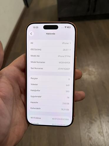 iphone se 2025: IPhone 17 Pro, 256 GB, Narıncı, Simsiz şarj — 5