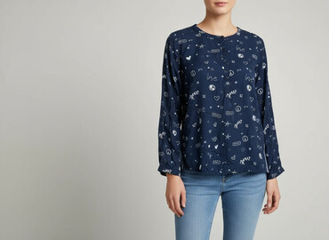 t shirty ze złotym nadrukiem: Gina Benotti, Жіноча блуза, розмір L