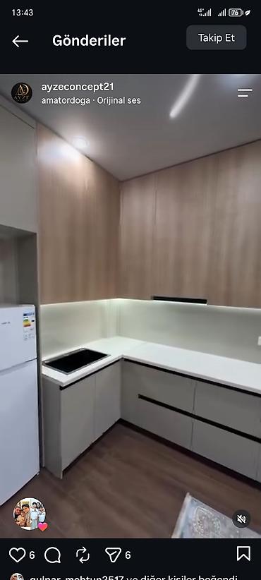gencede mebel: 🏠 Mətbəx mebeli sifarişi 📐 Ölçüyə uyğun hazırlanır 📞 055 278 09 08 💬 — 5