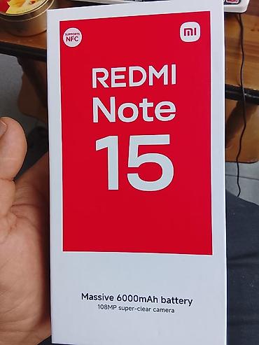 Redmi Note 15 – güclü batareya və yüksək təsvirli kamera ilə - Model