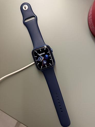 honor smart: Apple watch 7/45mm,saat əla vəziyyətdədir,üzərində qoruyucu plyonkayla — 3