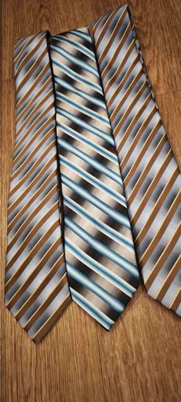 Галстуки, запонки: Галстуки мужские, новые. - Классические однотонные сатиновые — 16