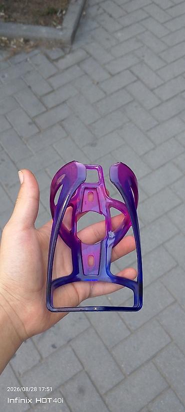 Велоаксессуары: Velosiped üçün butulka tutacağı - Material: yüngül və möhkəm plastik — 1