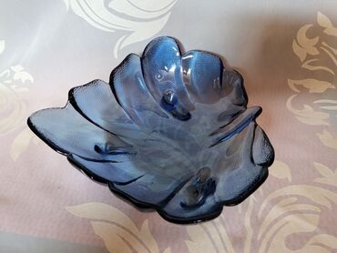 Činije: Cinija nova list,presovano staklo iz 80,90ih.god. Cinija — 7