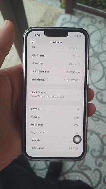 ipad a16 kontakt home: IPhone 13, 128 GB, Göy — 1