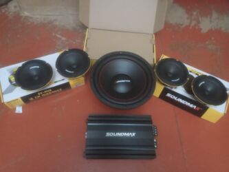 Dinamiklər və sabvuferlər: Aparatura Soundnax,4 kalonka 16lig,sabvufer soundmax 30sm,1500 -da lalafo.az — 10 Dinamiklər və sabvuferlər: Aparatura Soundnax,4 kalonka 16lig,sabvufer soundmax 30sm,1500 — 10
