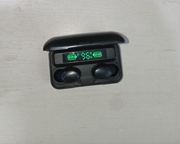 Qulaqcıqlar: İşlənmiş Simsiz (Bluetooth) Qulaqcıqlar, rəng - Qara