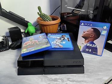 PS4 (Sony PlayStation 4): PS 4 FAT В ОШЕ 18.000сом с дисками не прошитая 500гб 6 дисков Fifa 22 — 1