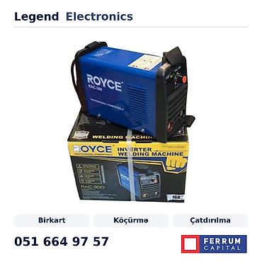 kreditle drel: Elan başlığı: Metal qaynaq aparatı Royce 300A-RAC-300S Elan mətni — 1