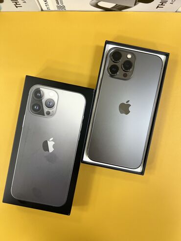 Apple iPhone: IPhone 13 Pro Max, Б/у, 256 ГБ, Space Gray, Коробка, 85 %