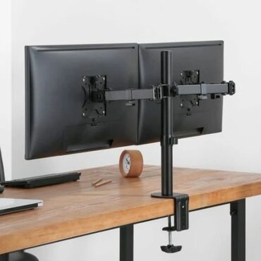 Monitorlar: İkili qoşa monitor asmaq üçün stolüstü hərəkətli korşteyn.17-30 LED — 14