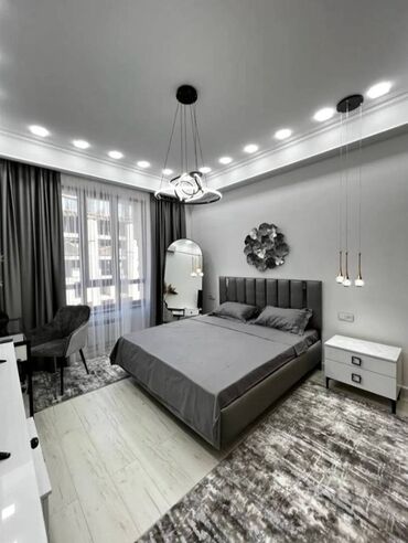 3 комнатная квартира асанбай: 3 комнаты, 106 м², Элитка, 5 этаж, Дизайнерский ремонт